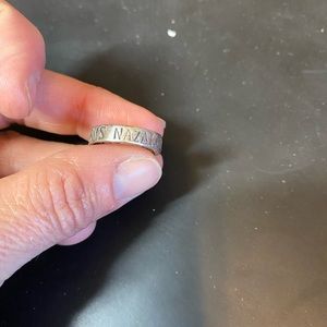 James Avery Jesus of Nazarenus Rex Ring